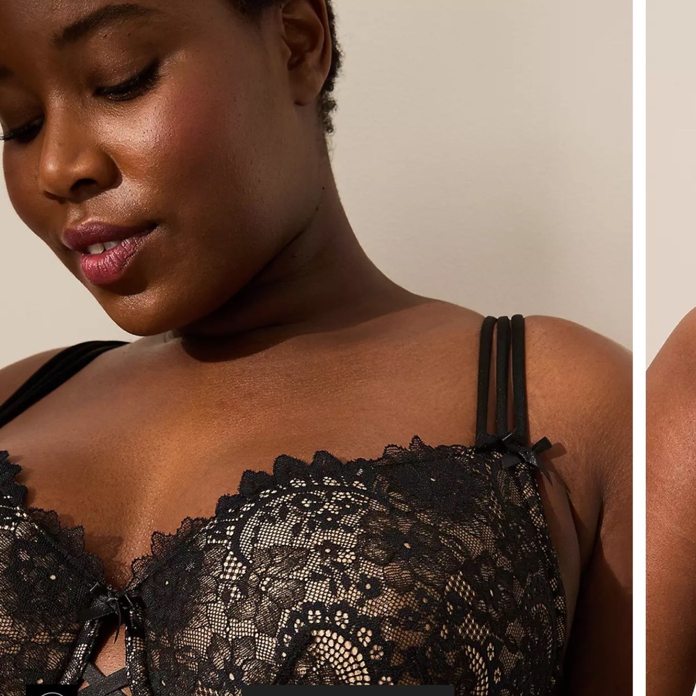 Cacique Lace Lightly Lined Balconette Bra - Picture 3 of 9